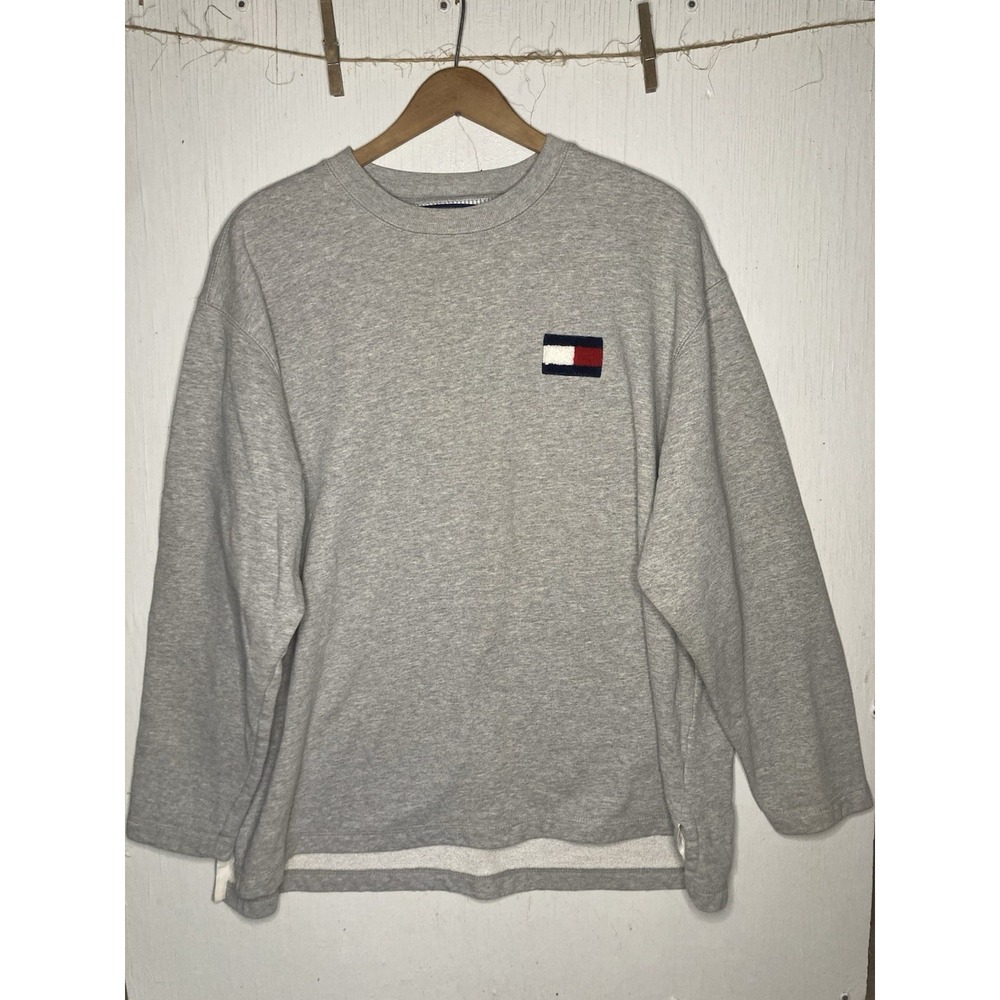 Vintage Tommy Hilfiger Crewneck Sweatshirt Size XL Big Logo